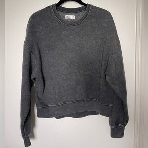 Ashy dark gray hollister sweater